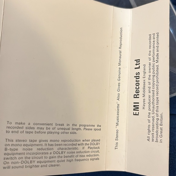 The Beatles Let It Be Empty Cassette Tape Holder - Picture 4 of 5